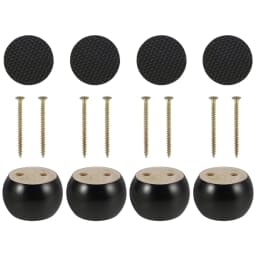 4pcs Wooden Solid Furniture Feet Replacement Sofa Legs Universal for Furniture Couch Chair Furniture Leg Set Accessories