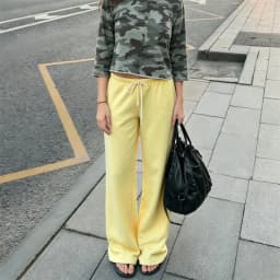 Y2K Solid Micro Flare Sweatpants Women Low Rise Drawstring Wide Leg Bootcut Pants Casual Street Lounge Sports Jogger Trousers