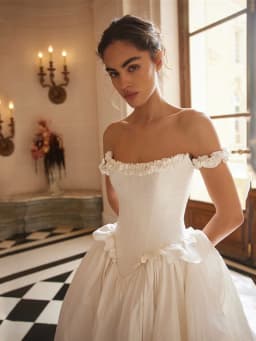 LORIE BOHO A-Line Wedding Dresses Off Shoulder with Glamorous Ruched Sleeveless 2025 Modern Exquisite Bridal Gown Customized