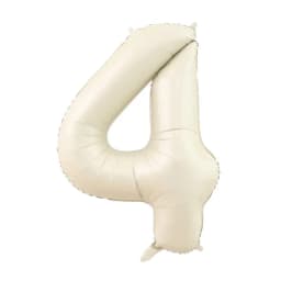 32/40inch Cream Number Balloons 1-9 Digital Foil Balloon For 1st Girl Kids Adult 18 30 Birthday Party Decoration Air Helium Ball