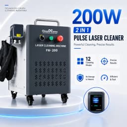 300W JPT 2 IN 1 Pulse Laser Cleaning Machine Simple Marking Laser Cleaner No Damage Material for Metal Wood Rust Oil Paint Graffiti