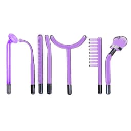 Red Purple Light Electrodes Glass Tube Replacement for High Frequency Facial Body Wand Skin Acne Spot Wrinkle Remove Beauty 4in1