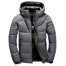 Parkas Winter Thickened Mens Down Jacket Men's Casual Lightweight Down Jacket Skiing Climbing Hunting Hooded Warm Duck Down Coat