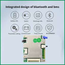 JBD Built-in BT Smart BMS Li-ion LiFePo4 24V 36V 48V 7S 8S 9S 10S 11S 12S 13S 14S 40A 50A BMS UART With Balance Function
