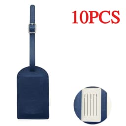 10pcs Free Custom Name Multi-color Airplane Boarding Passes Creative Travel Box Checked in Smooth Pu Leather Luggage Tags Gifts