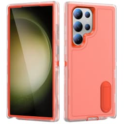 Hybrid 3 In 1 Military Grade Defender Case for Samsung Galaxy S26 Ultra/S23 FE/A56/A36/A15/A14/A13/A54/A53 Kickstand Body Cover