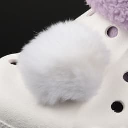 Single Sale Real Fur Pompom Fluffy Shoe Charms Multi-color Plush Ball Shoes Accessories Boys Girls Garden Sandals Decorations