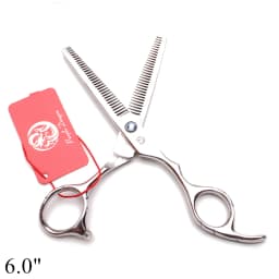 Hair Scissors Professional 5.5" 6" JP 440C Barber Scissors Double Side Teeth 10%-15% Thinning Rate Hair Thinning Scissors Z2001