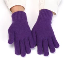 New Winter Thickened Solid Full Finger Gloves Women Men Autumn Knitted Mittens Hand Warmer Gloves Outdoor Cycling Soft Gloves