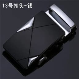 Men's Alloy Automatic Belt Buckle High quality Black metal buckle men's business casual width 35mm Belt(Only Can Match Our Belt)