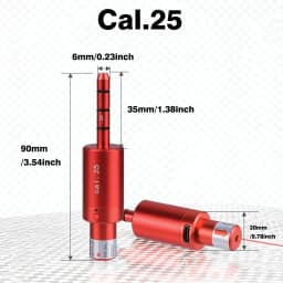 22LR 22 LR 40S&W 30-30 .25 .27 7mm 6.5mm 177 7.62 300win 12GA 45ACP 223rem 9mm Laser Training Bullet Bore Sight Dry Fire Laser