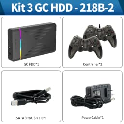 3TB Gaming HDD Playnite&Retrobat&Launchbox Retro Game Console with 17000+ Games for PS4/PS3/PS2/Wii/Wiiu/SS and WIN PC/Laptop