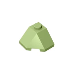 Gobricks GDS-802 ROOF TILE 2X2X1 45 DEGR.-BOT.45DEGR. compatible with lego 13548 children's DIY Educational Building Blocks Tech