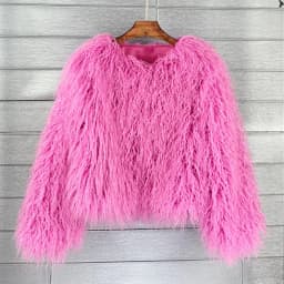 DEAT Fur Imitation Fur Coat Korean Version Pure Color Beach Wool Women's Short Coat Straight 2026 Winter Wram Jackets 11A06487
