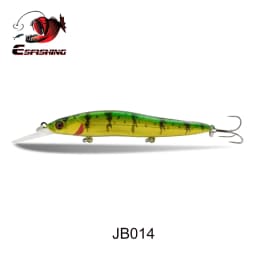 ESFISHING Jerkbait Minnow Lure 11cm 14g Dive 0-2.2m Floating Leurre Souple Hard Bait Peche Fishing for Perch Pike Bass