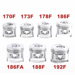 Piston Full Set W/ RING PIN CLIP For KAMA KIPOR 170F 178F 186F 190F 192F Air Cooled 2KW 3KW 5KW 6KW DIESEL Generator Spare Parts