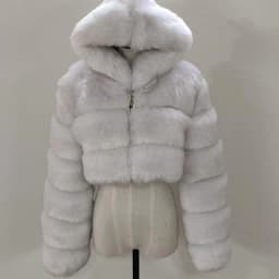 Women‘s Fur Jacket 2022 Autumn Winter Thick Coats Lady Faux Fur Coat Female Fluffy Zip Warm Outerwear Women Short Teddy Jackets