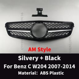 Perfect Match Front Bumper Grille Grill For Mercedes Benz C W204 C204 S204 2007-2014 C180 C200 C250 C300 AMG GT Diamond Tuning