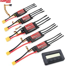 SURPASS HOBBY Brushless ESC V2 2-6S 40A-100A for RC Ship Boat Pneumatic Underwater Propeller with Ubec XT60 Plug Boat ESC