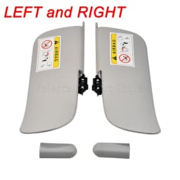 OEM A1613251480 1613251480 Left Right Interior Sun Visor Sunshade Kit Fit Citroen C3 II Zenith Interior Replacement Parts