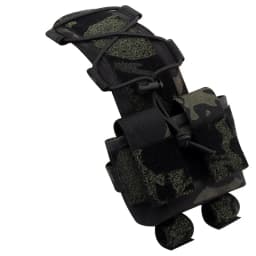 Tactical Helmet Pouch Battery Box Counterweight Pouch Remote Battery Helmet Accessory Storage Bag with Hook Loop for Fast Helmet