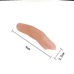 Advanced Realistic Silicone Finger Prosthetic Magic Props Thumb Protective Handware Simulation Magic Tricks Performance Tools