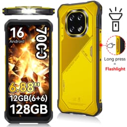 [Ship From Poland]  Cubot KingKong ES 5 Rugged Smartphone Android 16 Up to 12GB RAM(6+6GB) 128GB ROM 6.88'' 120Hz Screen 7000mAh Battery NFC Face Recognition Fingerprint Recognition IP69K 64MP+16MP SCT620 Octa-core