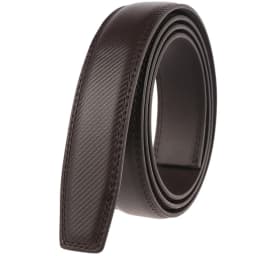 Luxury 3.1cm Width High Quality Cowhide Leather Belt For Men Fashion Black Red Brown Men's Automatic Belt Without Buckle