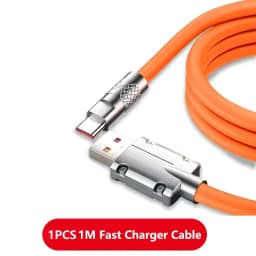1-3PCS 120W 6A USB Type C Cable Super Fast Charging Liquid Silicone Aluminum Alloy Data Cord for Samsung Xiaomi Huawei