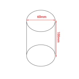 Black Solid Cylinder Acrylic Perspex Display Block Stand Ring Earring Necklace Holder Organizer Jewelry Counter Add Height Riser