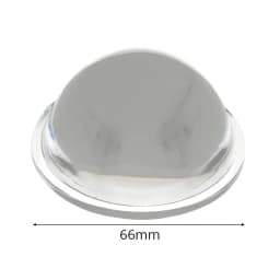 30 44 54 66 Mm Planos Convex Optical Glass Lens For LED Flashlight Auto Lamp Spotlight Light Bike Lantern Head Lamp Spotlight