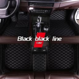 Car Floor Mats For VW Jetta MK6 2011-2016 Auto DropShipping Center Interior Accessories 100% Fit Leather Carpets Rugs Foot Pads