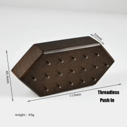 Wood Body Piercing Jewelry Display with Thread Holder Rack Stand Seller Jewelry Cases Shelf Multi Jewelry Top Storage Tools