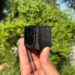 1pc 10-100g Natural Black Tourmaline Cube Occasions Like Mother'S Day Father'S Day Graduations Perfect for Home or Office Decor