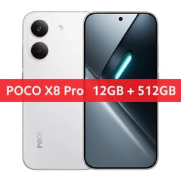 POCO X8 Pro Global Version Dimensity 8500-Ultra 50Mp Sony Lmx882 with Ois Ultra-Bright 1.5K 120Hz Amoled Display 6500 Mah (Typ.) Battery with 100W Hypercharge