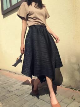 2026 New Summer Miyake Style Pleated Culottes Irregular Skirts Women Elastic High Waisted Korean Loose Wide-leg Pants