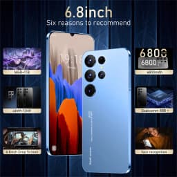 2026 For S24 Ultra 7.3 Inch High Quality LCD Screen LCD Moblie Smartphone Display Touch Screen Phones AMOLED Display Dynamic