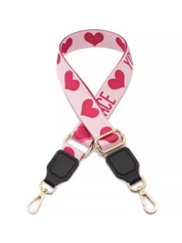 Adjustable Shoulder Strap Messenger Widening Accessories Adjustable Female Bag Heart-Shaped Strap Pink Love Strap Girly Heart