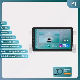 Hizpo 2 Din Android 14 Car Radio For Suzuki Grand Vitara 3 2005 -2015 Multimedia Video Player GPS 4G Carplay Auto Stereo 7862 BT