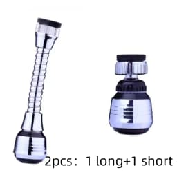 Kitchen Gadgets 2 Modes 360 Rotatable Bubbler High Pressure Faucet Extender Water Saving Bathroom Kitchen Accessories Supplies