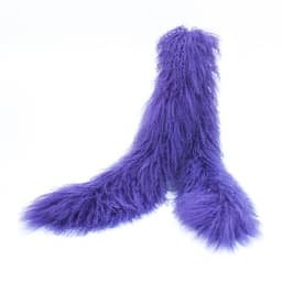 Luxurious 130cm Mongolian Lamb Fur Scarf Elegant Winter Accessory with Soft Touch