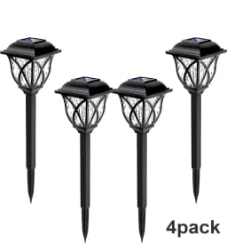 1-10Pack Solar Yard Lights Bright Lawn Lights Outdoor Waterproof Led Solar Pathway Lights Landscape Path Lights
