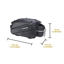Large Bicycle Saddle Bag Big Capacity Bicycle Carrier Bag Bike Tail Rear Bags Waterproof Cycling Trunk Luggage Shoulder Handbag