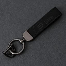 Car Keyring Leather Keychain Pendant Key Holder for Audi RS A5 A3 A4L A6L A7 A8 Q2L Q3 Q5 Q7 S4 S5 S6 S7 S8 RS5 RS6 RS7 R8