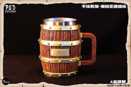 One Piece Barrel Mug Anime Merch Goods Handmade Cup With 304 Stainless Steel Liner Collectible Drinkware Gift For Anime Fans Com