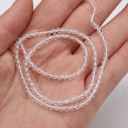 125 Pieces Spinel Bead Crystal Beads Loose Exquisite appearance DIY Jewelry Making Bracelet Necklace Accessories 3mm Length 38cm