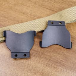 6PCS/LOT Black Plastic Light Weight Comfortable Paddle Mount Clip For OWB Holsters Sheaths Mounting Hardware Included