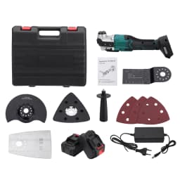 Drillpro Brushless Electric Oscillating Trimmer Saw 6 Speed Multifunctional Woodworking Trimming Cutting Tool For Makita 18V