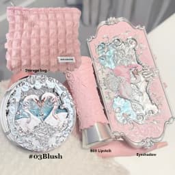 Flower Knows Makeup Set Box Full Swan Bear Garden Collection Embossed Blush Shine Lipstick Kit Foundation All in Maquiagem Kit