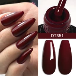 MEET ACROSS 7ml Glitter Sequins Thermal Gel Nail Polish 3 Layers Temperature Color Changing Semi Permanent UV Gel Varnish Nails